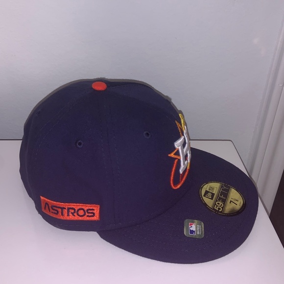New Era Men's Navy Houston Astros 59FIFTY Fitted Hat - Picture 9 of 11